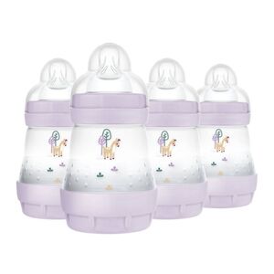 Set of 4 Purple MAM Baby Bottles (5oz)